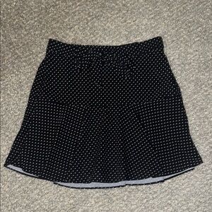 Black Polka Dot Skort. Small